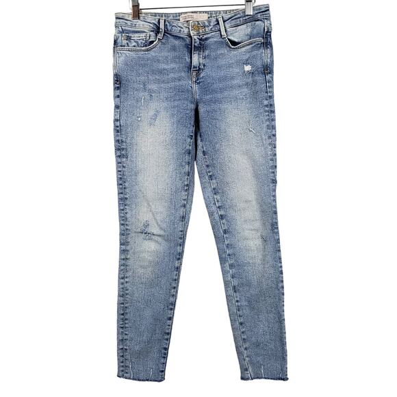 Zara 1975 Denim Raw Hem Jeans - 6 - Picture 1 of 4
